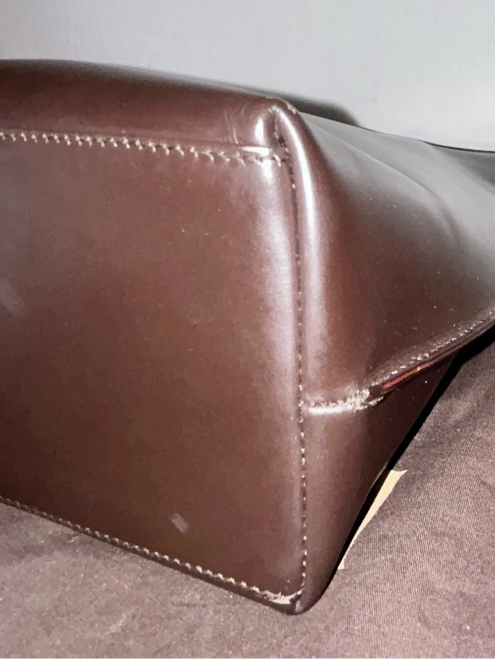 Gucci Tom Ford era Vintage leather shoulder bag. - Picture 10 of 14